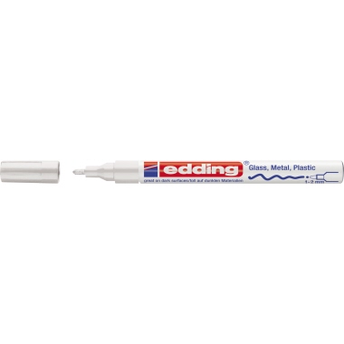edding Permanentmarker creative 751 4-751-9-049 1-2mm Rundspitze weiß