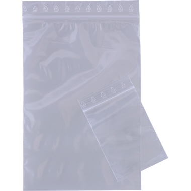 Druckverschlussbeutel 200x300mm 0,05mm ohne Druck 100 Stück
