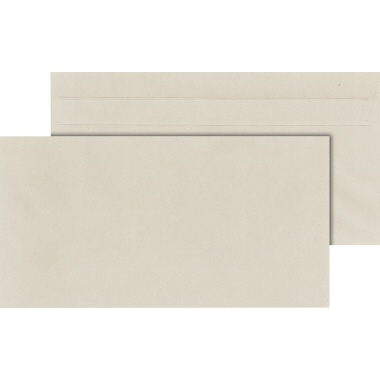 MAILmedia Briefumschlag 30006840 RC 125x235mm ohne Fenster selbstklebend grau 1000 Stück
