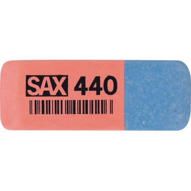 Sax Radierer 4-440-00 rot/blau