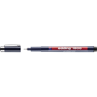 edding Feinschreiber 1800 profipen 4-180003001 0,35mm schwarz
