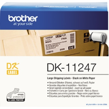 Brother Etikett DK11247 103x164mm weiß 180 Stück