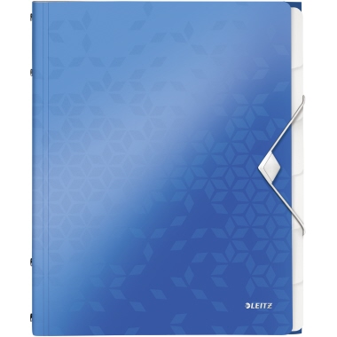 Leitz Ordnungsmappe WOW 46330036 DIN A4 6Fächer PP blau