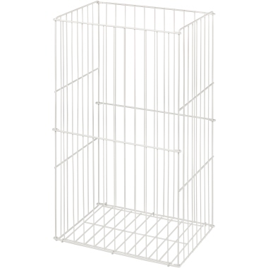 WEPA Abfallsammler 330110 Draht groß 60 Liter weiß