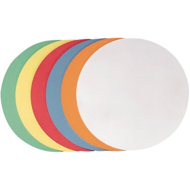 5 Star Moderationskarten Kreise 910792 14cm sortiert 130g 250 Stück