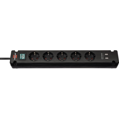 brennenstuhl Steckdosenleiste Bremounta 1150660315 5x +USB 3m schwarz