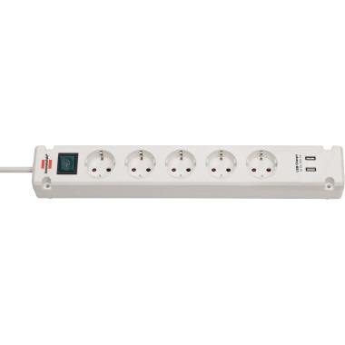 brennenstuhl Steckdosenleiste Bremounta 1150660325 5x +USB 3m weiß