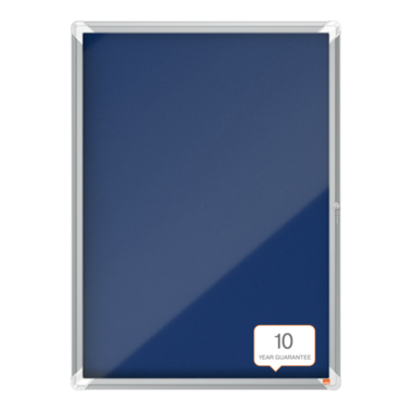 Nobo Schaukasten 1902556 Innen 9xA4 Textilrückwand bl