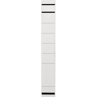 Ordneretikett schmal/lang selbstklebend Papier weiß 10 Stück