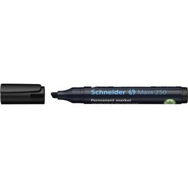 Schneider Permanentmarker Maxx 250 125001 2-7mm Keilspitze schwarz