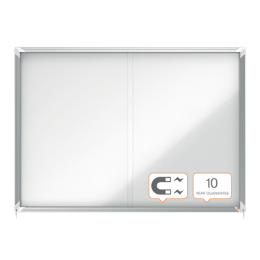 Nobo Schaukasten 1902571 141,2x100x5,4cm 18xDIN A4 silber