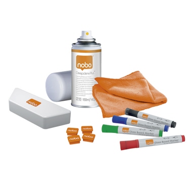 Nobo Starterkit für Glas-Whiteboards