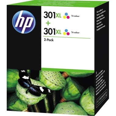 HP Tintenpatrone D8J46AE Nr301 c/m/y 2x165S (OJ 4630) 2St/Pg