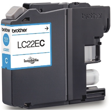 Brother LC22EC Brother Tintenpatrone LC12EC 1.200Seiten cyan