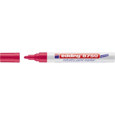 edding Industrie Lackmarker 8750 4-8750002 2-4mm Rundspitze rot