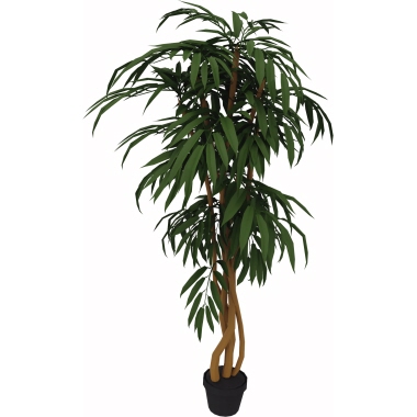Kunstpflanze Ficus 720Blatt Höhe 1500mm Kunststofftopf