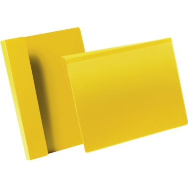 DURABLE Kennzeichnungstasche 172304 DIN A4 quer gelb 50 Stück