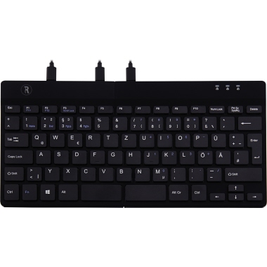 R-Go ergonomische Tastatur Split/RGOSP-DEWIBL schwarz