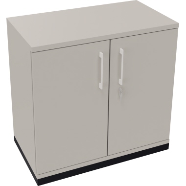 Flügeltürenschrank 2OH B800xT442xH781 an/Lichtgrau