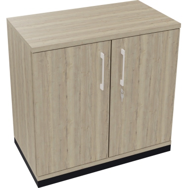 Flügeltürenschrank 2OH B800xT442xH781 an/Eiche Nat