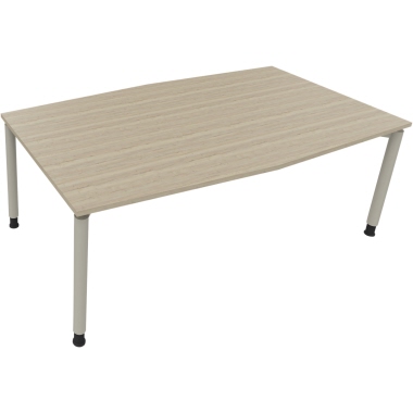 Bespr.ti. Tonneau Vierfuß Rund B2000xT1000/1100xH680-820 si/Eiche