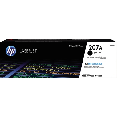 HP Toner W2210A 207A 1.350 Seiten schwarz