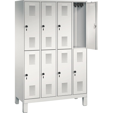 C+P Doppelstockspind 4931040S10053 Füße 8Fächer lgr/lgr