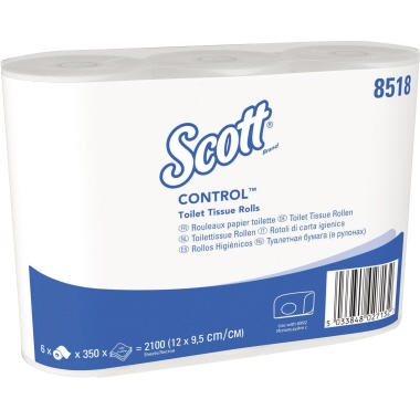 Scott Toilettenpapiert Plus 8518 3-lagig 350Bl. 6 Stück