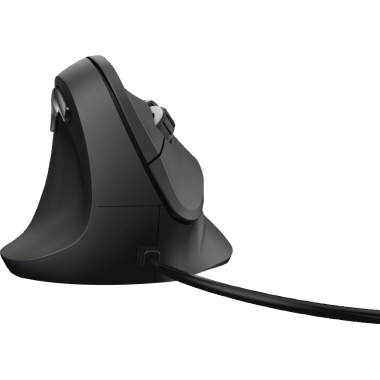 Hama Maus EMC-500L ergonomisch 00182696 Linkshänder 6Tasten schwarz