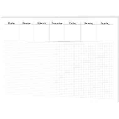 RNK Schreibunterlage Office 46616 liniert/kariert 30Blatt