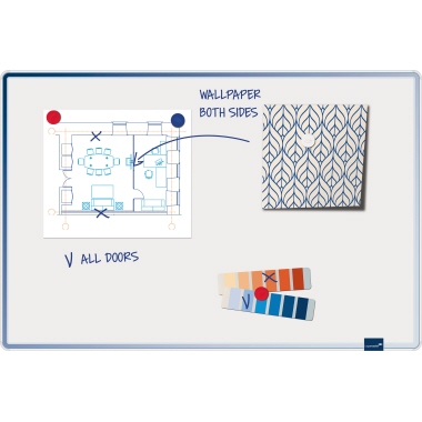 Legamaster Whiteboard Accents Linear Cool 7-103154 120x90cm