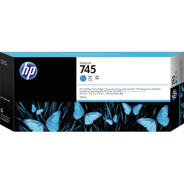 HP Tintenpatrone F9K03A Nr.745 300ml cyan