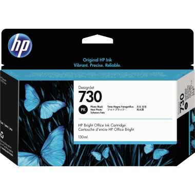 HP Tintenpatrone P2V67A Nr.730 130ml fotoschwarz