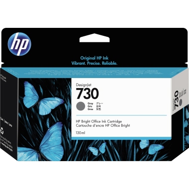 HP Tintenpatrone P2V66A Nr.730 130ml grau