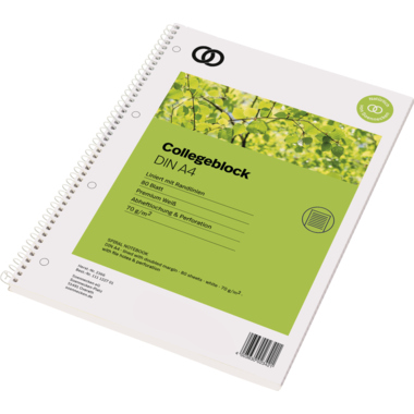Soennecken Collegeblock oeco 2366 RC A4 80Blatt liniert