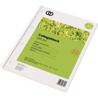 Soennecken Collegeblock oeco 2367 RC A4 80Blatt kariert