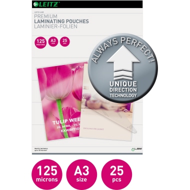 Leitz Laminierfolie UDT 74890000 DINA3 125mic 25 Stück