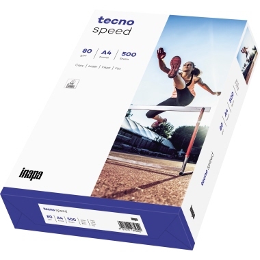 inapa tecno Kopierpapier Speed A4 weiß 80g 500 Blatt