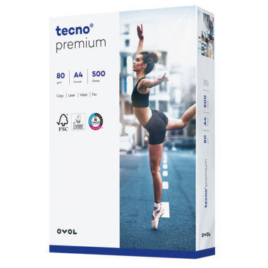 inapa tecno Kopierpapier Premium 526508010001 A4 80g 500 Blatt