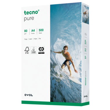 inapa tecno Kopierpapier pure 2100011510 Blue Angel A4 80g 500Bl.