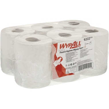 WYPALL Wischtuch Reach 6222 1lagig weiß 6x430 Blatt