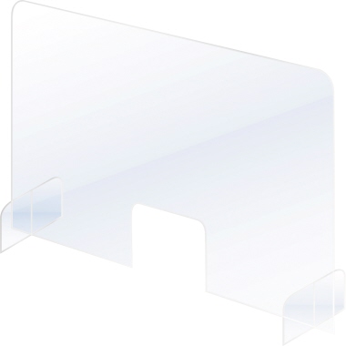 Franken Spuckschutzwand Aufsteller transparent 70 x 85 cm