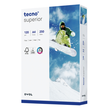 inapa tecno Kopierpapier Superior 88322188 A4 120g 250 Blatt