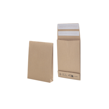 e-Green Faltentasche 00069112 KB 162x229x40+100mm braun 250 Stück