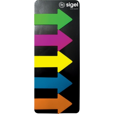 SIGEL Haftmarker Big Arrow HN600 55x137mm sortiert 125 Blatt
