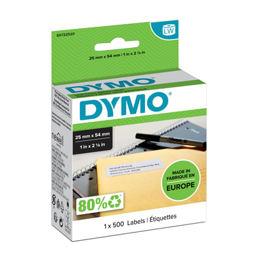 DYMO Adressetikett S0722520 54x25mm weiß 500 St./Rl.
