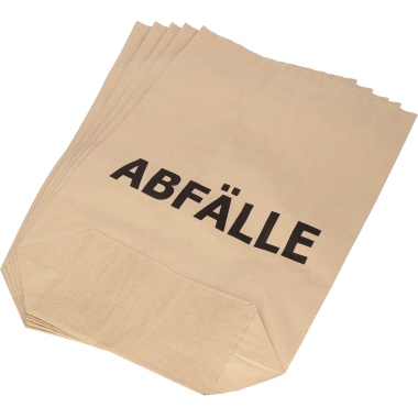 Müllsack 70l 70g 2lagig Papier natronbraun 25 Stück