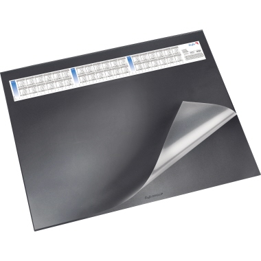 Läufer Schreibunterlage Durella DS 44656 52x65cm +Vollsichtfolie schwarz