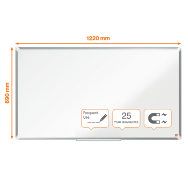 Nobo Whiteboard Premium Plus 1915367 Emaille 69x122cm