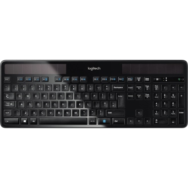 Logitech Tastatur Wireless Solar Keyboard K750 920-002916 sw/ws